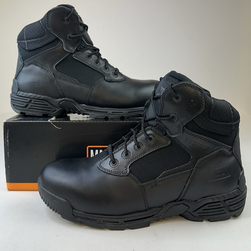 STEALTH FORCE 6.0 WP Tactical Boot Mens Sz 14 Black Uniform Waterproof